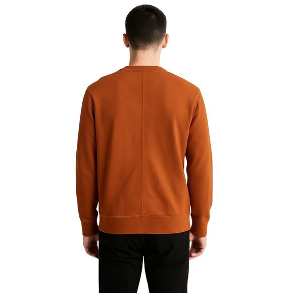 BLDWN Haring Crewneck Sweatshirt, Burnt Orange Pullover, Men's Size Small - Picture 3 of 7